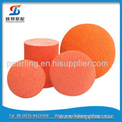 Advanced Equipment Produce Concrete Pump Sponge Rubber Cleaning Ball