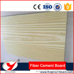 Wood grain fiber cement board for external wall