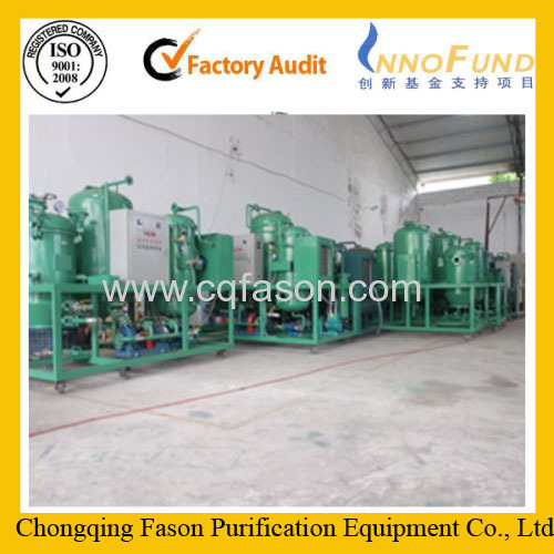 Fason used Machine oil recycling plant fuel oil purifier machine