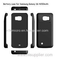 4200mah Power case for Samsung Galaxy S6 edge plus