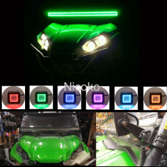 straight 240w offroad led light bar for truck RGB Bluetooth app control offroad racing fog&driving lights 21000 lums