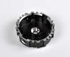 Investment casting black powder coating aluminium die casting parts