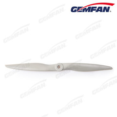 1340 Glass Fiber Nylon Glow Propeller For Fixed Wings with 2 blades gray