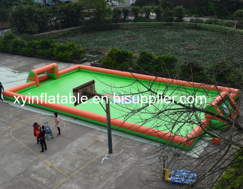 High Quality Inflatable Soap Soccer Field