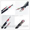 RG6 CATV Video Coaxial Power Cable Stranded Copper / Aluminium Conductor