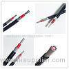 RG6 CATV Video Coaxial Power Cable Stranded Copper / Aluminium Conductor