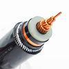 Heat Resistance PVC Insulated Power Cable Underground Power Wire Black Color