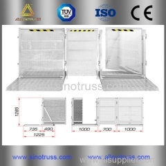 Control Crown Barriers For Concert