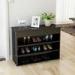 Home Black Custom Living Room Furniture Contemporary Storage Shoe Rack