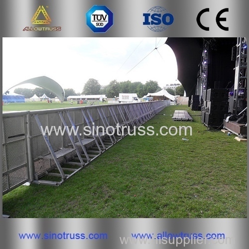 aluminum alloy streight barrier.Safety barrier.control crowd barrier