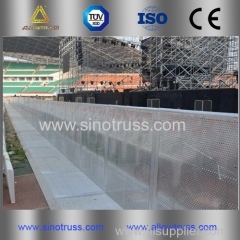 aluminum alloy streight barrier.Safety barrier.control crowd barrier