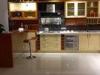 Classic Kitchen Wall Cabinets / Kitchen Sink Unit With Cupboard Gloss Surface