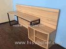 Hotel Style Furniture Chipboard Narrow Bedroom Computer Table Nature Color