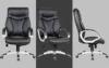 Comfortable Lumbar Support Office Chair High End Adjustable With PU Leather