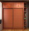 Double Sliding Door Fitted Wardrobes Bedroom Interior With Side Frame