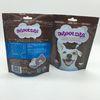 Customized Dog Food Stand Up Zipper Bags With Clear Window PET / PE Material