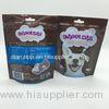 Customized Dog Food Stand Up Zipper Bags With Clear Window PET / PE Material