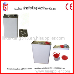 1-4L Rectangle Paint Tin Can Machinery