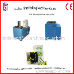 1-4L Rectangle Paint Tin Can Machinery