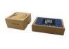Luxury Cufflinks Jewelry Cardboard Box / 1200 Gsm Kraft Paper Jewelry Boxes
