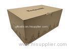 Large Black Recycled Kraft Cardboard Box Packing Embossed Printing For Shipping