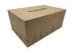 Large Black Recycled Kraft Cardboard Box Packing Embossed Printing For Shipping