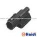 1 Row Wiring Harness Connectors Black / OEM Color 1 Pin With PBT + G Material