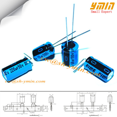 50V 220uF 10x16mm Power Capacitors LKL Series 130C 2000 ~ 5000 Hours Radial Lead Aluminum Electrolytic Capacitors RoHS