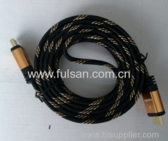 High speed hdmi cable to tv support 1080p 19 pin male to male