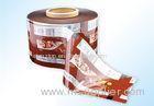 Golden Printed Tea Sachet Packaging Film Roll PET / PE Material