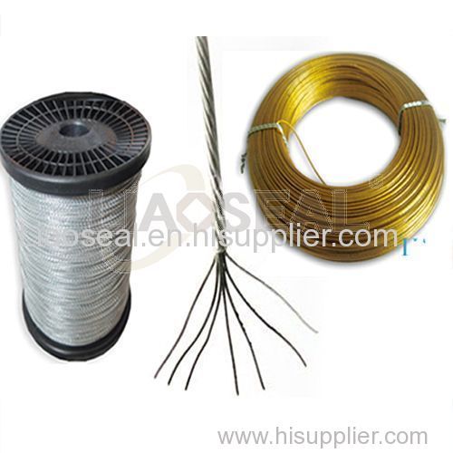 SW-004 7strands stainless steel wire with plastic