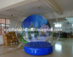 Hot Sale Christmas Inflatable Snow Globe For Decoration