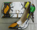 Snake Pattern Upper Shoes with Matching Handbags
