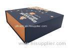 Mooncake Foldable Cardboard Boxes / Magnetic Closure Gift Box Personalized