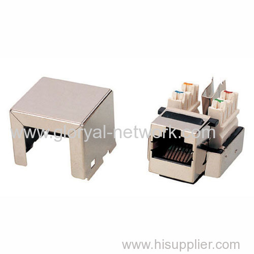 Cat 5e RJ45 shielded keystone jack