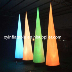 Factory Outlet Lighting Inflatable Cone For Party Decoration