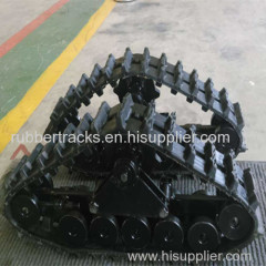 Small Rubber Track System for Green Wheelchair