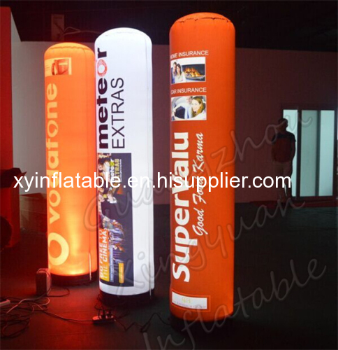 Colorful Led Inflatable Pillar For Outdoor Event