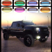 Amber White Led light bar 52" 300W White housing Curved with RGB halo Waterproof Driving Off Road Lights