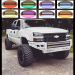 Amber White Led light bar 52" 300W White housing Curved with RGB halo Waterproof Driving Off Road Lights