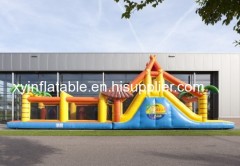 Hot Selling Jungle Inflatable Obstacle Course