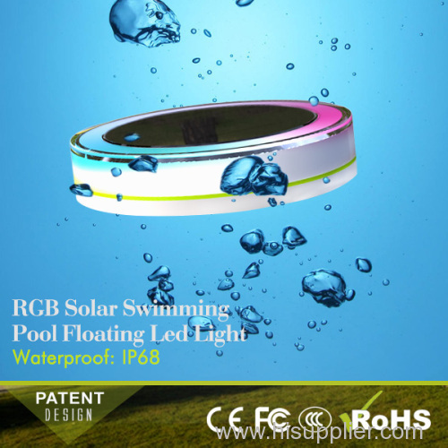 solar decorative led lamp waterproof on water