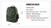 Strong nylon camo green Laptop Bag Backpack