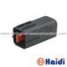 Size OEM Car Cable Connector 4 Way Black Waterproof With PA66 + GF Housing