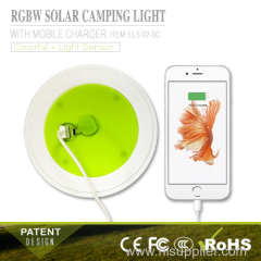 New Solar Camping Led Lantern Mobile Power Bank 4000mah