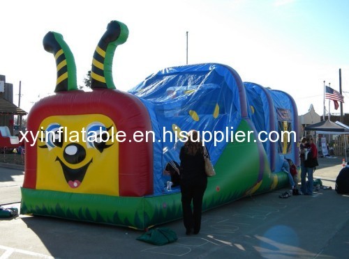 Cute Caterpillar Inflatable Combo Bouncer