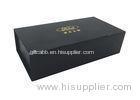 Luxury Handmade Gold Foil Gift Boxes With Magnetic Closure Chipboard Paper