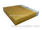 Slide Shiny Gold Foil Paper Card Box Corrugated Board Recycling Debossed Logo