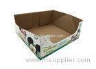 E Corrugated Cardboard Display Box / Store Shelf Cardboard Display Cases