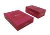 Soft Touch Finish Large Christmas Gift Cosmetic Paper Box With Lids